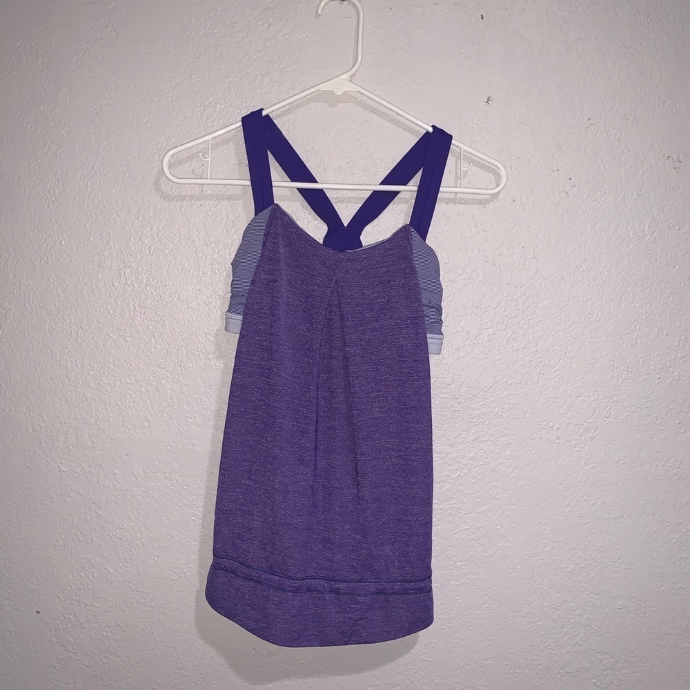 Lululemon Purple Rest Less Tank - Picture 4 of 7
